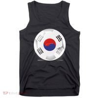 Soccer Ball Country Flag South Korea Tank Top thumb 0