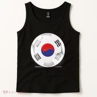 Soccer Ball Country Flag South Korea Tank Top thumb 2