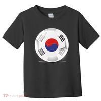 Soccer Ball Country Flag South Korea Toddler T-Shirt thumb 0