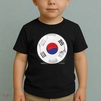 Soccer Ball Country Flag South Korea Toddler T-Shirt thumb 2