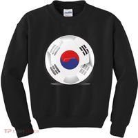 Soccer Ball Country Flag South Korea Kids Sweatshirt thumb 0