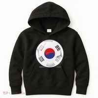 Soccer Ball Country Flag South Korea Kids Hoodie thumb 0