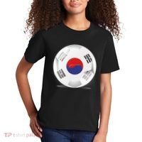 Soccer Ball Country Flag South Korea Kids T-Shirt thumb 2
