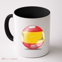 Soccer Ball Country Flag Spain Coffee Mug thumb 0