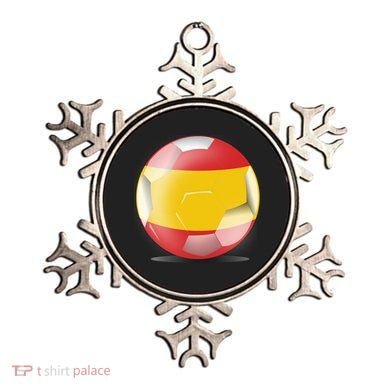 Soccer Ball Country Flag Spain Ornament