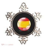 Soccer Ball Country Flag Spain Ornament thumb 0