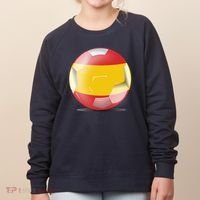 Soccer Ball Country Flag Spain Women's Sweatshirt thumb 0