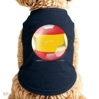 Soccer Ball Country Flag Spain Doggie Tank thumb 0