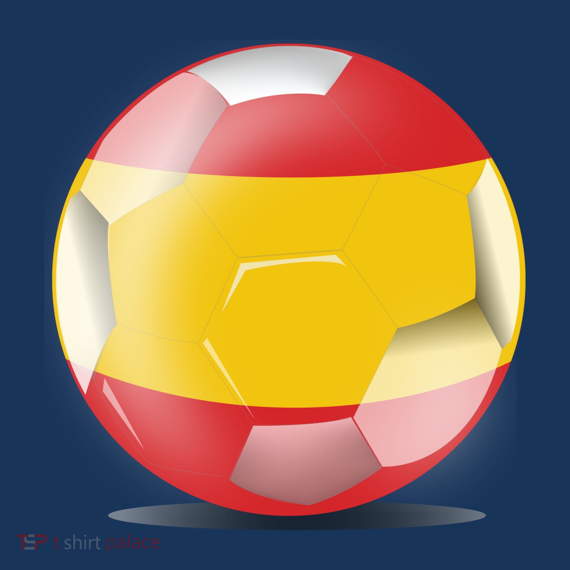 Soccer Ball Country Flag Spain Hoodie