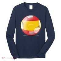 Soccer Ball Country Flag Spain Long Sleeve Shirt thumb 0