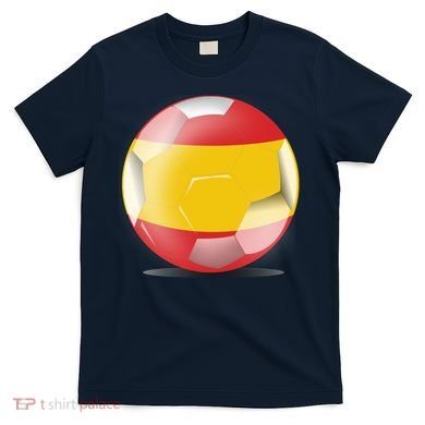 Soccer Ball Country Flag Spain T-Shirt