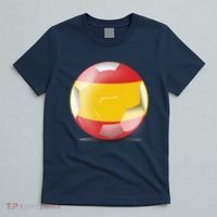 Soccer Ball Country Flag Spain T-Shirt thumb 5