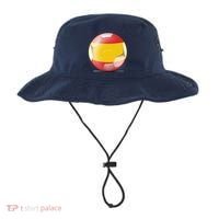 Soccer Ball Country Flag Spain Bucket Hat thumb 0