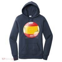 Soccer Ball Country Flag Spain Women's Hoodie thumb 0