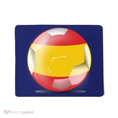 Soccer Ball Country Flag Spain Mousepad