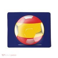 Soccer Ball Country Flag Spain Mousepad thumb 0