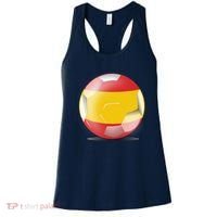 Soccer Ball Country Flag Spain Women's Tank Top thumb 0