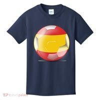 Soccer Ball Country Flag Spain Kids T-Shirt thumb 0