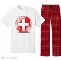Soccer Ball Country Flag Switzerland Pajama Set thumb 0