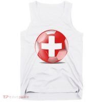 Soccer Ball Country Flag Switzerland Tank Top thumb 0
