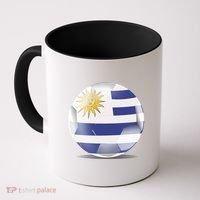 Soccer Ball Country Flag Uruguay Coffee Mug thumb 0