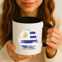 Soccer Ball Country Flag Uruguay Coffee Mug thumb 3