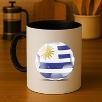 Soccer Ball Country Flag Uruguay Coffee Mug thumb 4