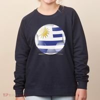 Soccer Ball Country Flag Uruguay Women's Sweatshirt thumb 0