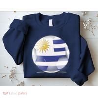 Soccer Ball Country Flag Uruguay Sweatshirt thumb 2