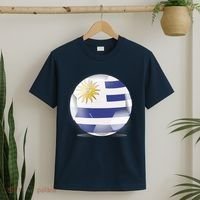 Soccer Ball Country Flag Uruguay T-Shirt thumb 2