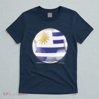 Soccer Ball Country Flag Uruguay T-Shirt thumb 5