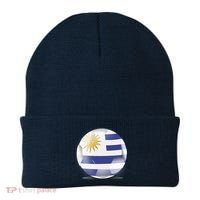 Soccer Ball Country Flag Uruguay Beanie thumb 0