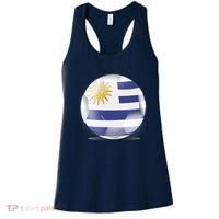 Soccer Ball Country Flag Uruguay Women's Tank Top thumb 0