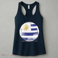 Soccer Ball Country Flag Uruguay Women's Tank Top thumb 3