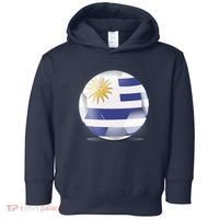 Soccer Ball Country Flag Uruguay Toddler Hoodie thumb 0