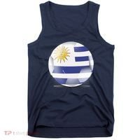 Soccer Ball Country Flag Uruguay Tank Top thumb 0