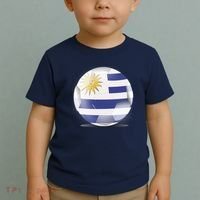 Soccer Ball Country Flag Uruguay Toddler T-Shirt thumb 2