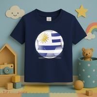 Soccer Ball Country Flag Uruguay Toddler T-Shirt thumb 3
