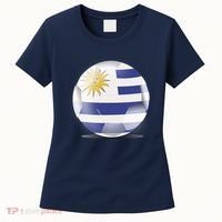 Soccer Ball Country Flag Uruguay Women's T-Shirt thumb 0