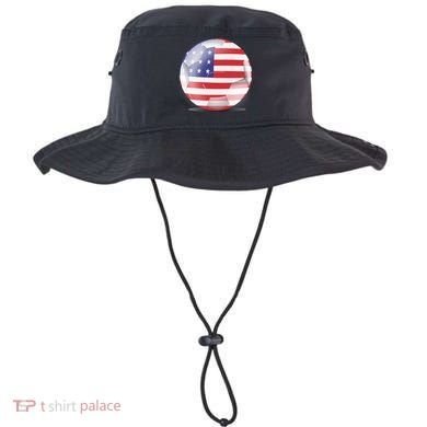 Soccer Ball Country Flag USA Bucket Hat