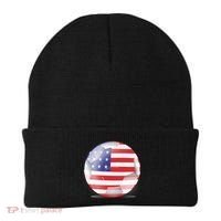 Soccer Ball Country Flag USA Beanie thumb 0