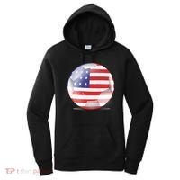 Soccer Ball Country Flag USA Women's Hoodie thumb 0