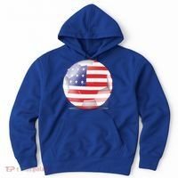 Soccer Ball Country Flag USA Hoodie thumb 0