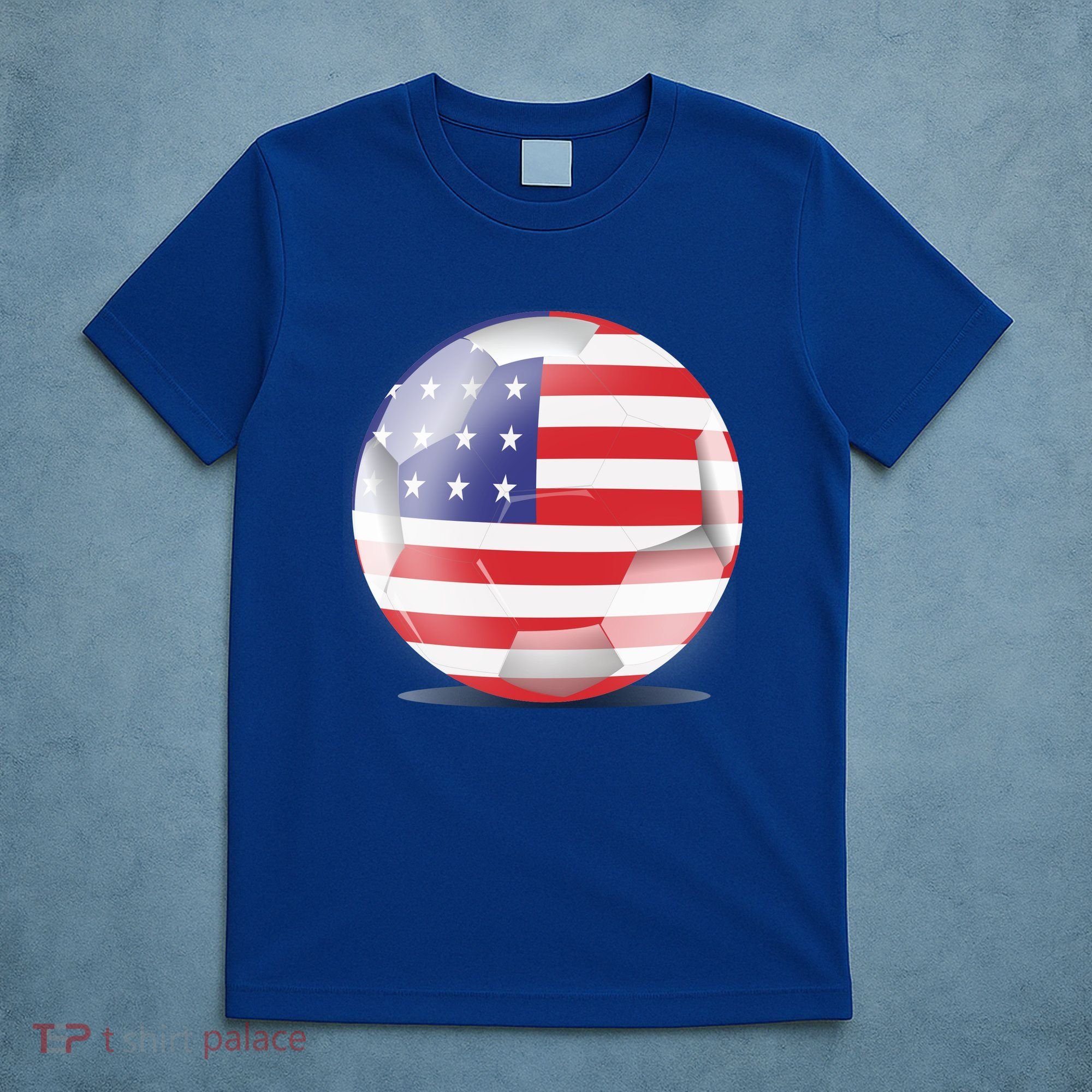 Soccer Ball Country Flag USA T-Shirt