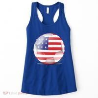 Soccer Ball Country Flag USA Women's Tank Top thumb 0