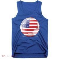 Soccer Ball Country Flag USA Tank Top thumb 0