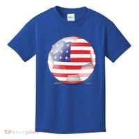 Soccer Ball Country Flag USA Kids T-Shirt thumb 0
