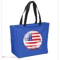 Soccer Ball Country Flag USA Tote Bag thumb 2