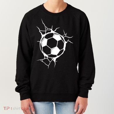 Soccer Ball Crashing Into Wall Women's Sweatshirt