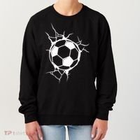 Soccer Ball Crashing Into Wall Women's Sweatshirt thumb 0